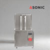 ASONIC IND-2000 Pneumatikus ultrahangos tisztító, robusztus rozsdamentes acél kivitel pneumatikus kosáremelővel gyárak számára.