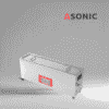 ASONIC-IND-300XL-3 "ASONIC IND-300XL extra nagy ultrahangos tartály, megbízható rendszer műhelyek és gyártóüzemek számára.