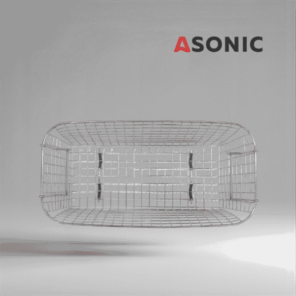 Rozsdamentes acél kosár ASONIC PRO-30 BASKET-3 ultrahangos tisztító PRO-30