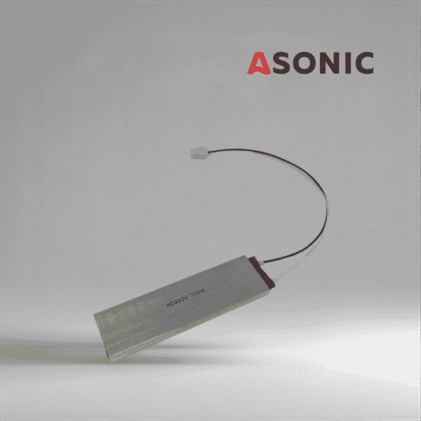ASONIC 300W-os lapos fűtőberendezés rozsdamentes acélból készült ultrahangos tisztító tartályokra és tartályokra történő felszereléshez.