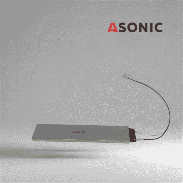 ASONIC fűtő 500W, kompakt fűtőelem ultrahangos tartályokhoz, közepes tartályos alkalmazásokhoz tervezve.