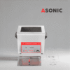 ASONIC IND-40 kompakt ultrahangos fürdő, ideális kisipari és laboratóriumi tisztításhoz.
