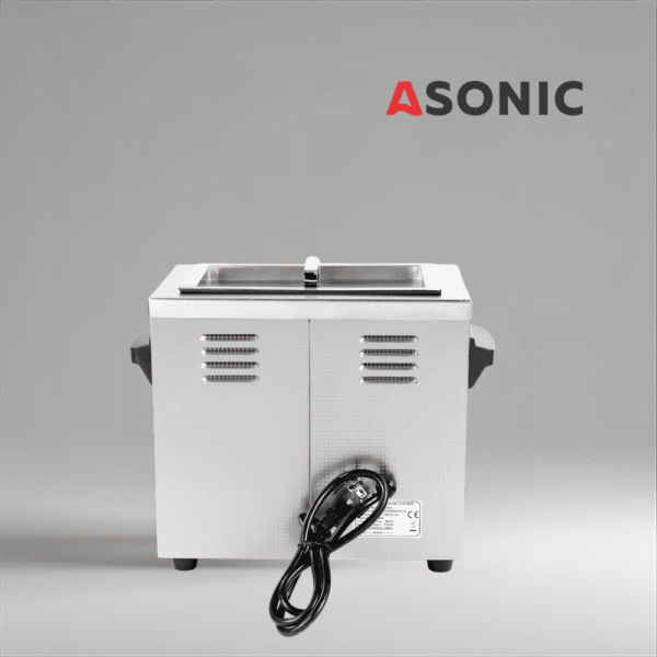 ASONIC IND-40 ultrahangos tisztító, kompakt professzionális egység szerszámok, műszerek és kis alkatrészek precíz tisztításához.