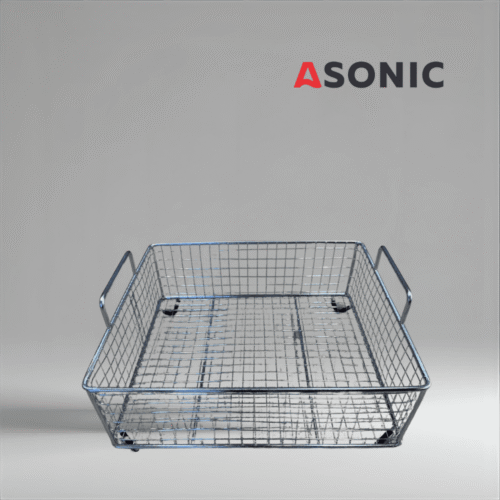 Rozsdamentes acél kosár az ASONIC IND-150 nagy ultrahangos tisztítóhoz
