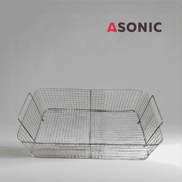 Rozsdamentes acél kosár az ASONIC Pro-300 ultrahangos tisztítóhoz