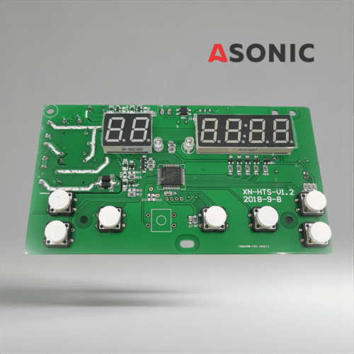 ASONIC PROmodel kijelző PCB gázmentesítési funkcióval, fejlett csere vezérlőpanel ultrahangos tisztítógépekhez