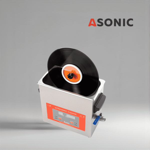 ASONIC Vinyl Cleaner-02 professzionális lemeztisztító, tökéletes 2 bakelitlemez biztonságos ápolására.