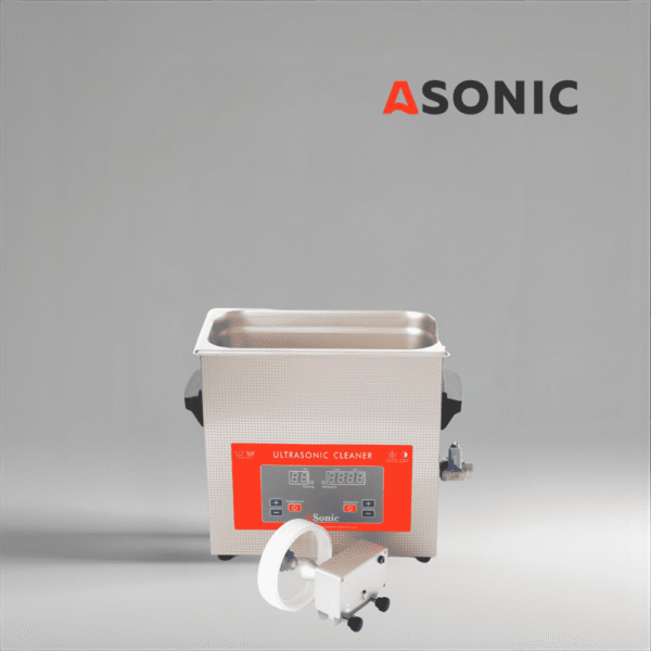 ASONIC Vinyl Cleaner-02 ultrahangos oldat, kompakt méret, akár 2 bakelitlemez biztonságos és hatékony tisztításához.