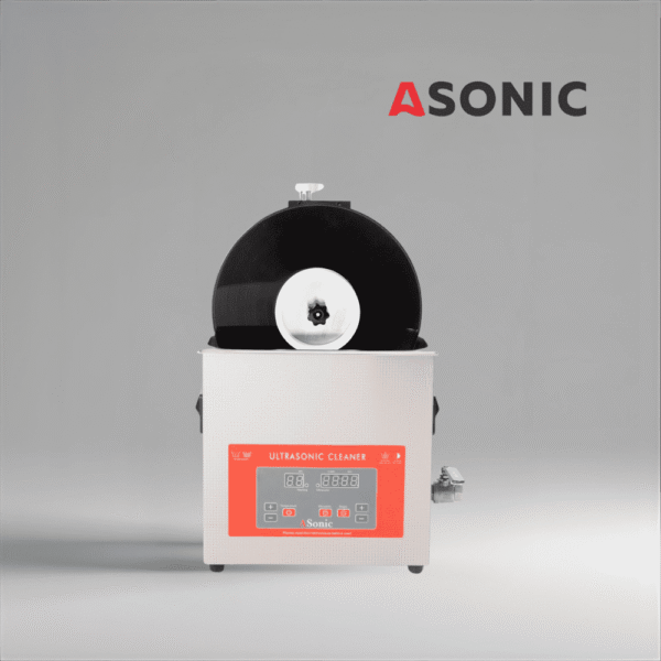 ASONIC Vinyl Cleaner-05 ultrahangos oldat, amely akár 5 bakelitlemez biztonságos és hatékony tisztítására szolgál.