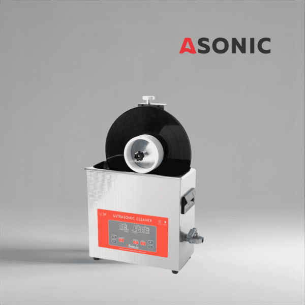 ASONIC Vinyl Cleaner-05 lemeztisztító folyadék, helyreállítja a hangminőséget és eltávolítja a szennyeződéseket 5 LP-ről ultrahangos gépben.