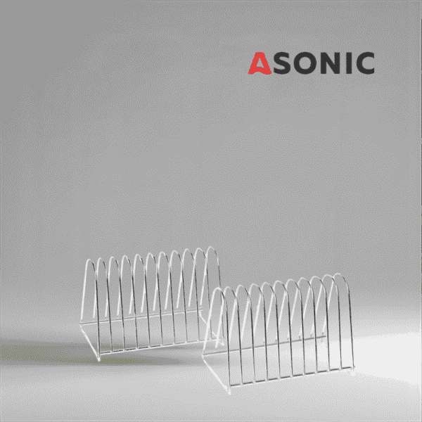 ASONIC Vinyl Hold-10 ultrahangos tisztítógépekhez tervezett lemeztartó, biztonságos megoldás több LP számára.