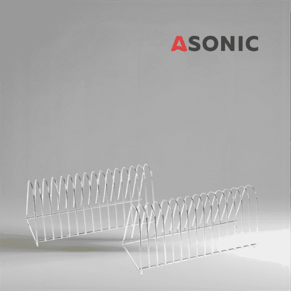 ASONIC Vinyl Hold-15 kiegészítő, tartós tartó akár 15 bakelitlemez biztonságos tisztításához ultrahangos tisztítóban.
