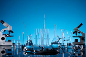 Ultrahangos tisztítás során használt laboratóriumi csövek